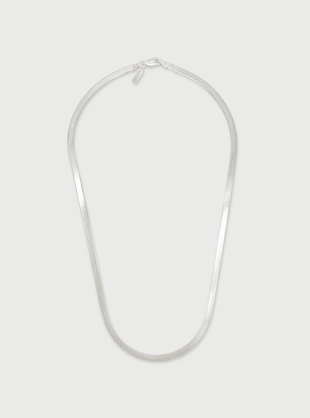SILVER 3MM LEROS HERRINGBONE CHAIN