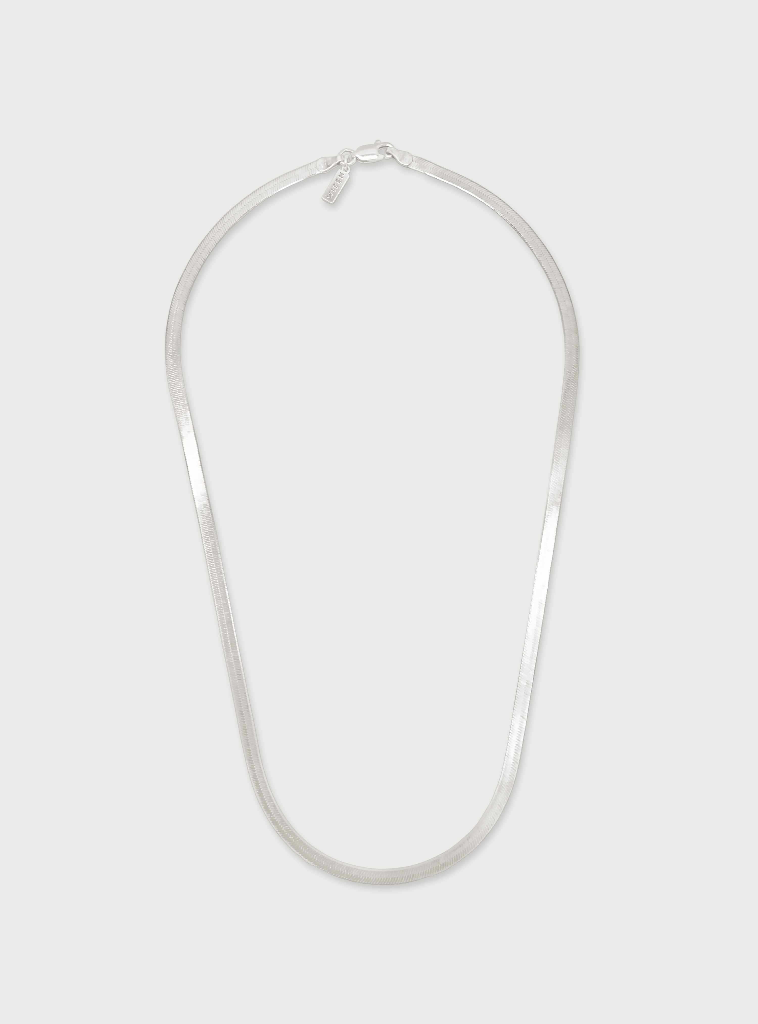 SILVER 3MM LEROS HERRINGBONE CHAIN