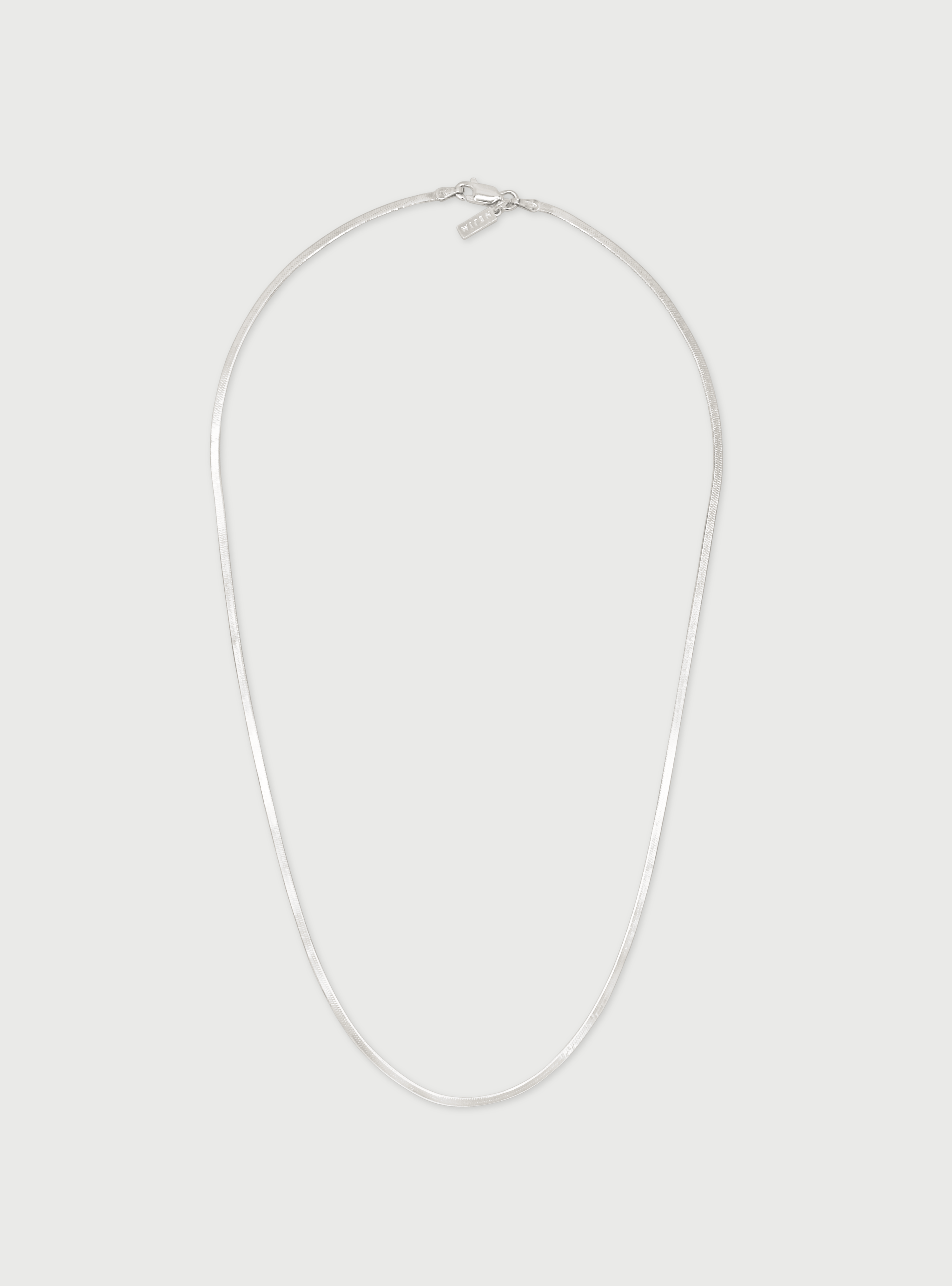 SILVER 2MM LEROS HERRINGBONE CHAIN