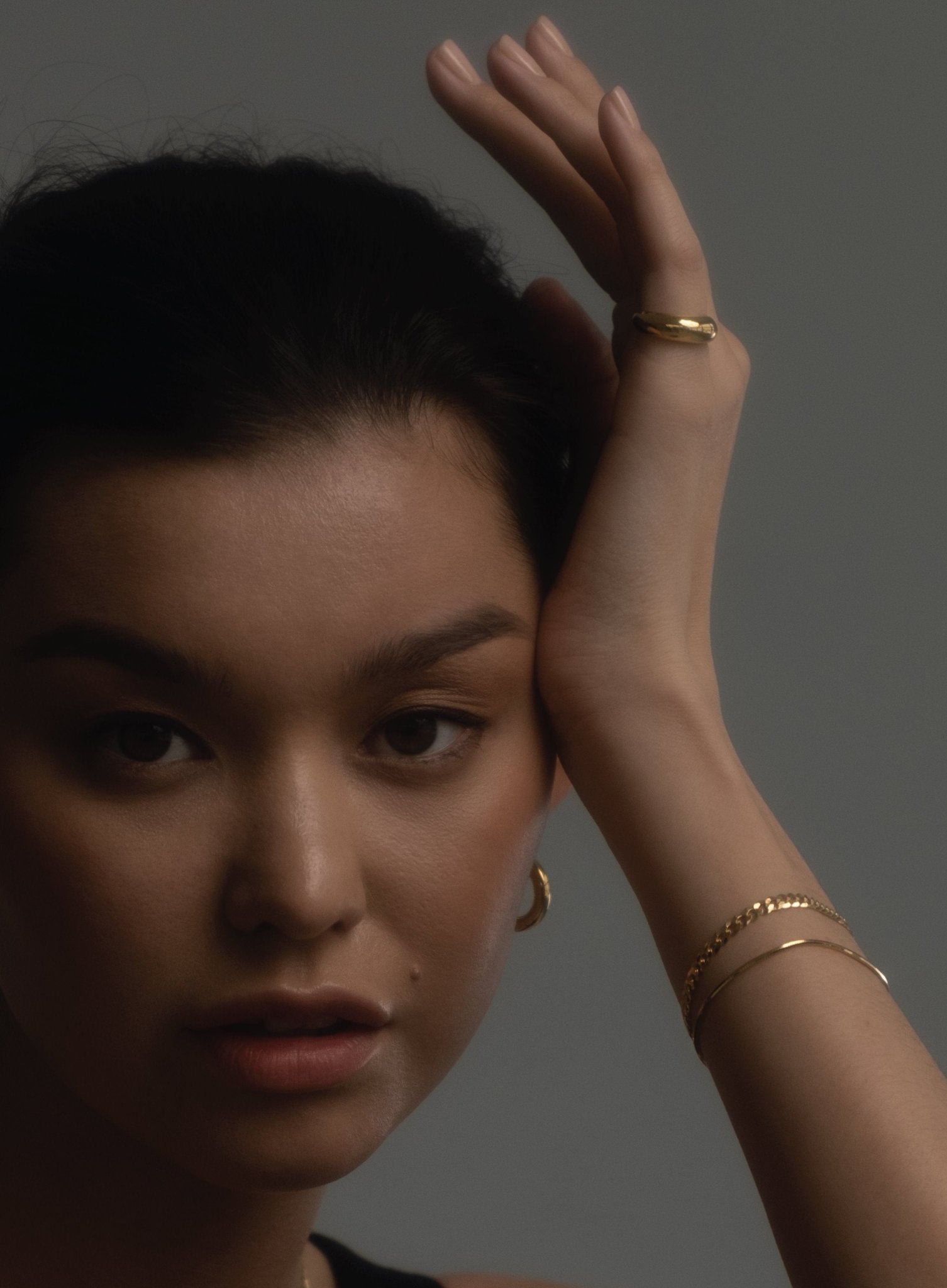 4MM CLEO CURB BRACELET - 14K ITALIAN GOLD VERMEIL - Nejim