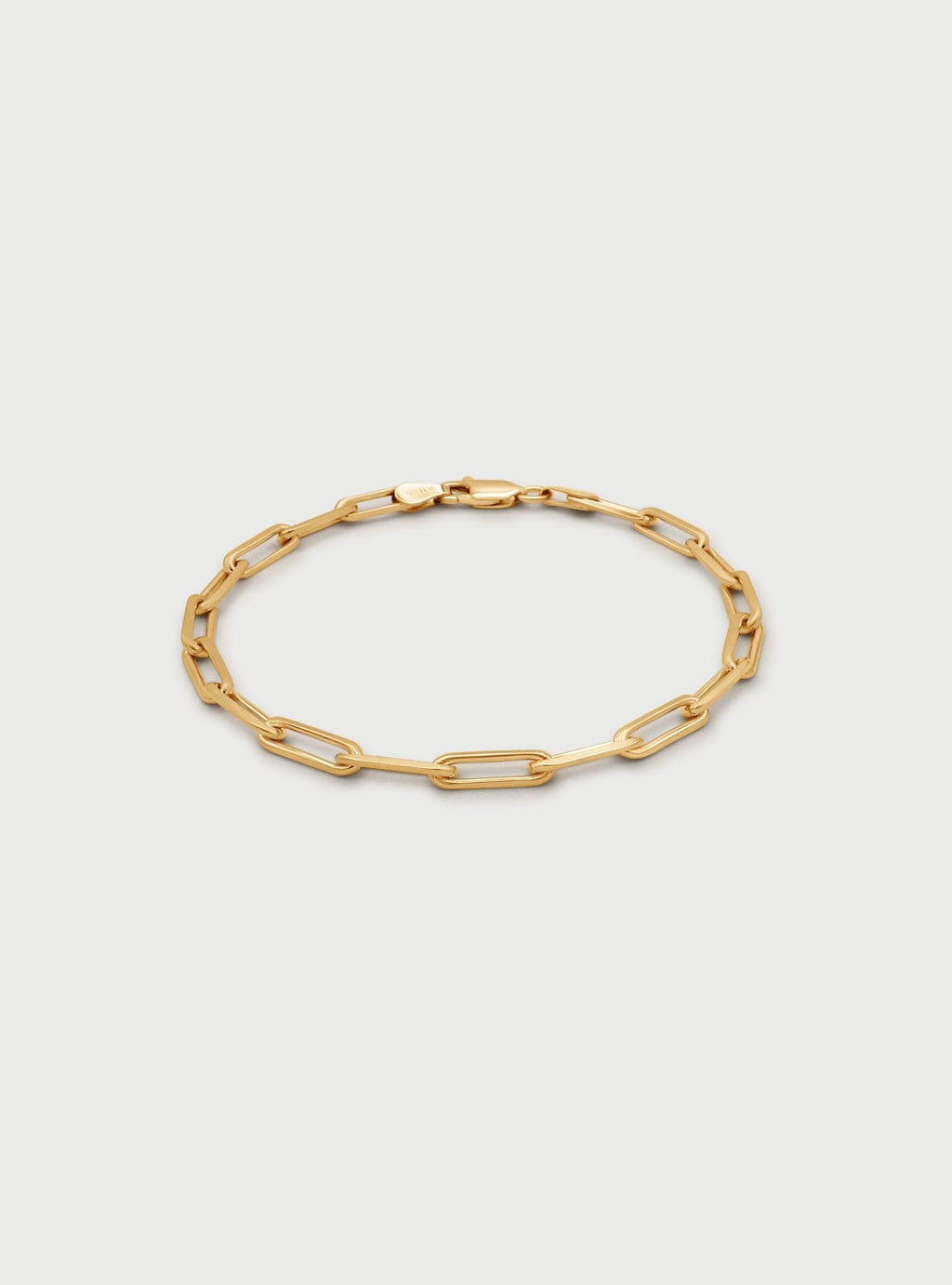 LEIA PAPERCLIP BRACELET - 14K ITALIAN GOLD VERMEIL - Nejim
