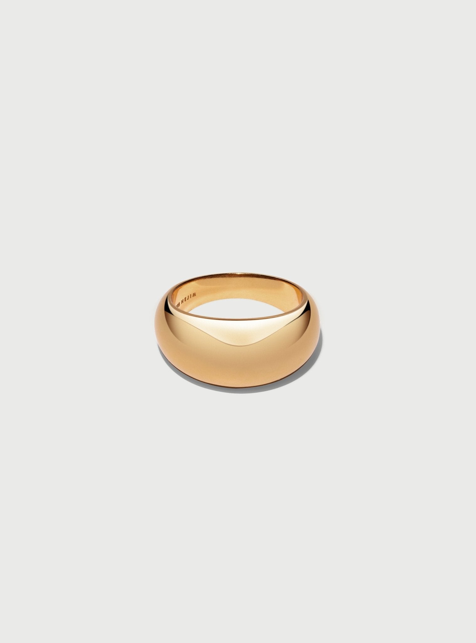 ONA DOME RING - 18k GOLD VERMEIL - Nejim