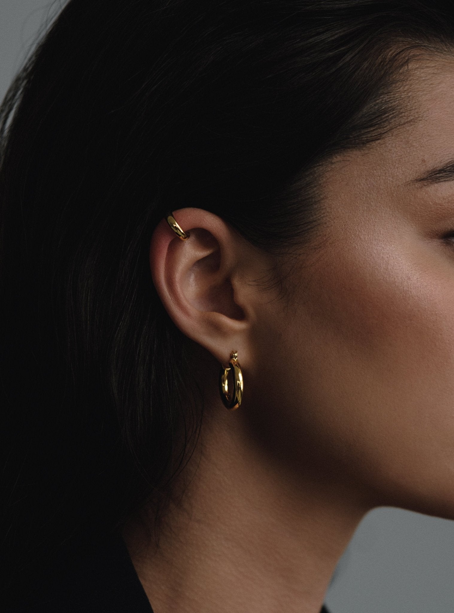 OSLO HOOPS - 18K GOLD VERMEIL - Nejim