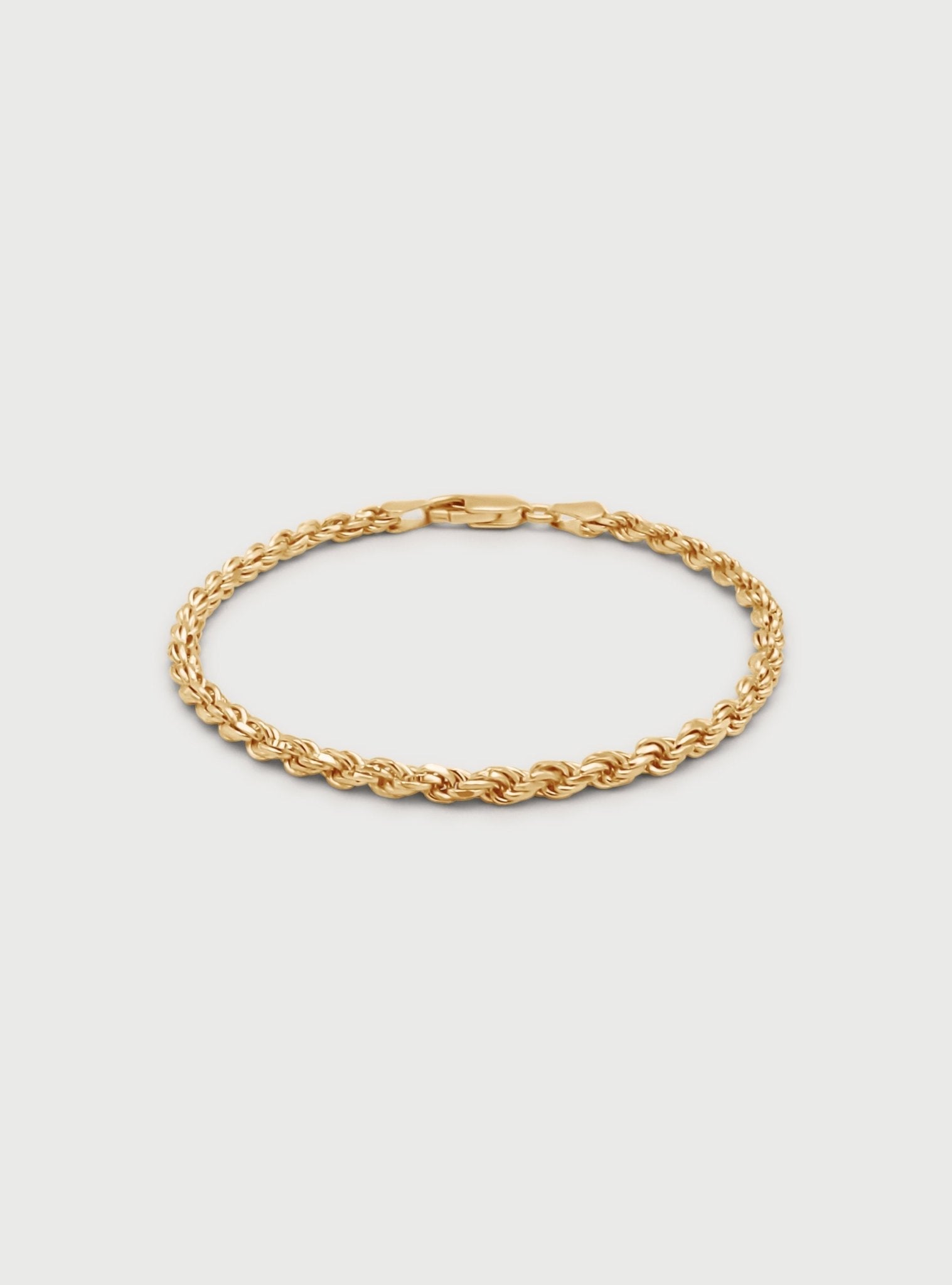 PHAROS ROPE BRACELET - 14K ITALIAN GOLD VERMEIL - Nejim