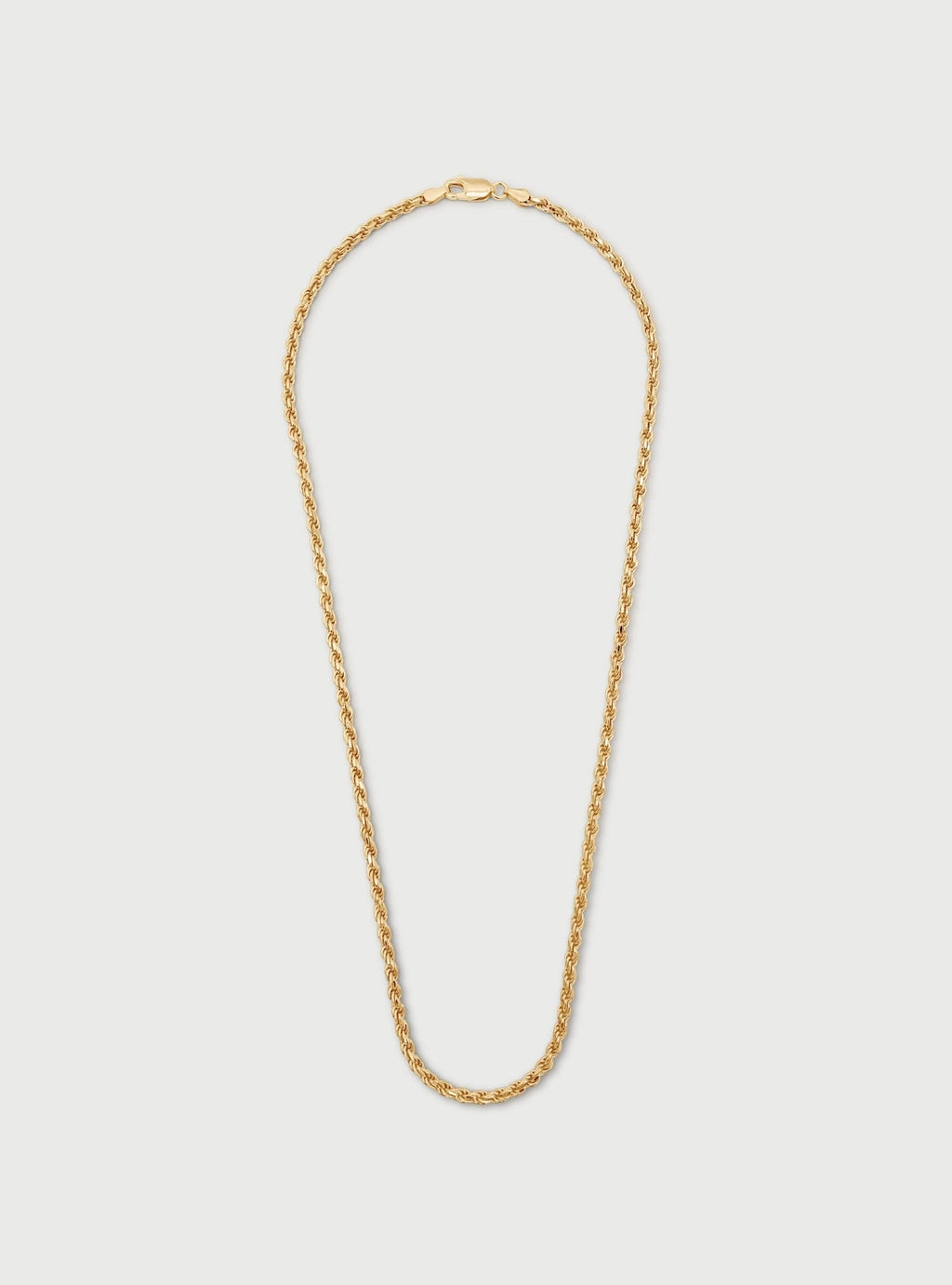 PHAROS ROPE CHAIN NECKLACE - 14K ITALIAN GOLD VERMEIL - Nejim