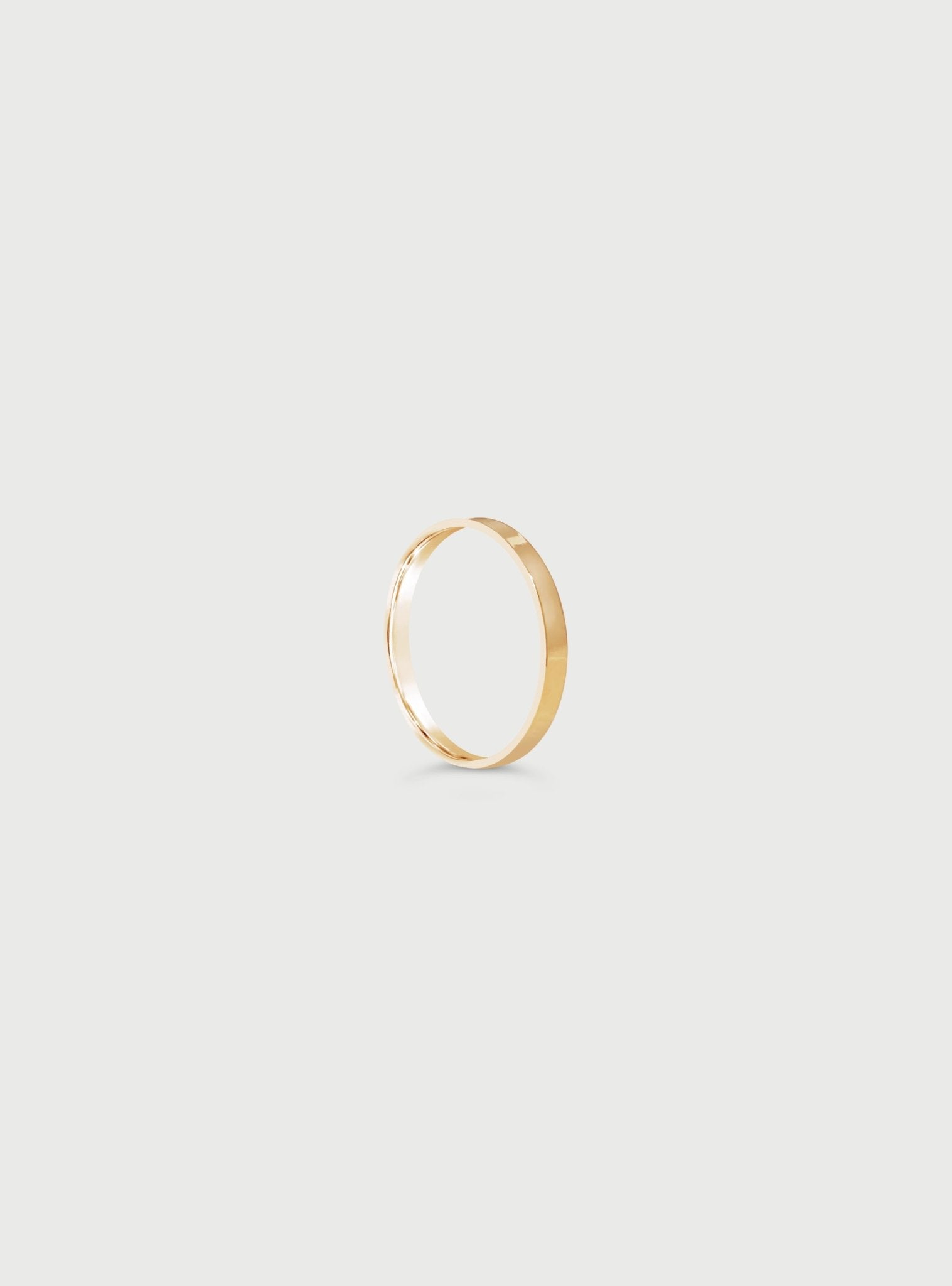 REMUS CLASSIC FLAT BAND - 14k GOLD FILLED - Nejim