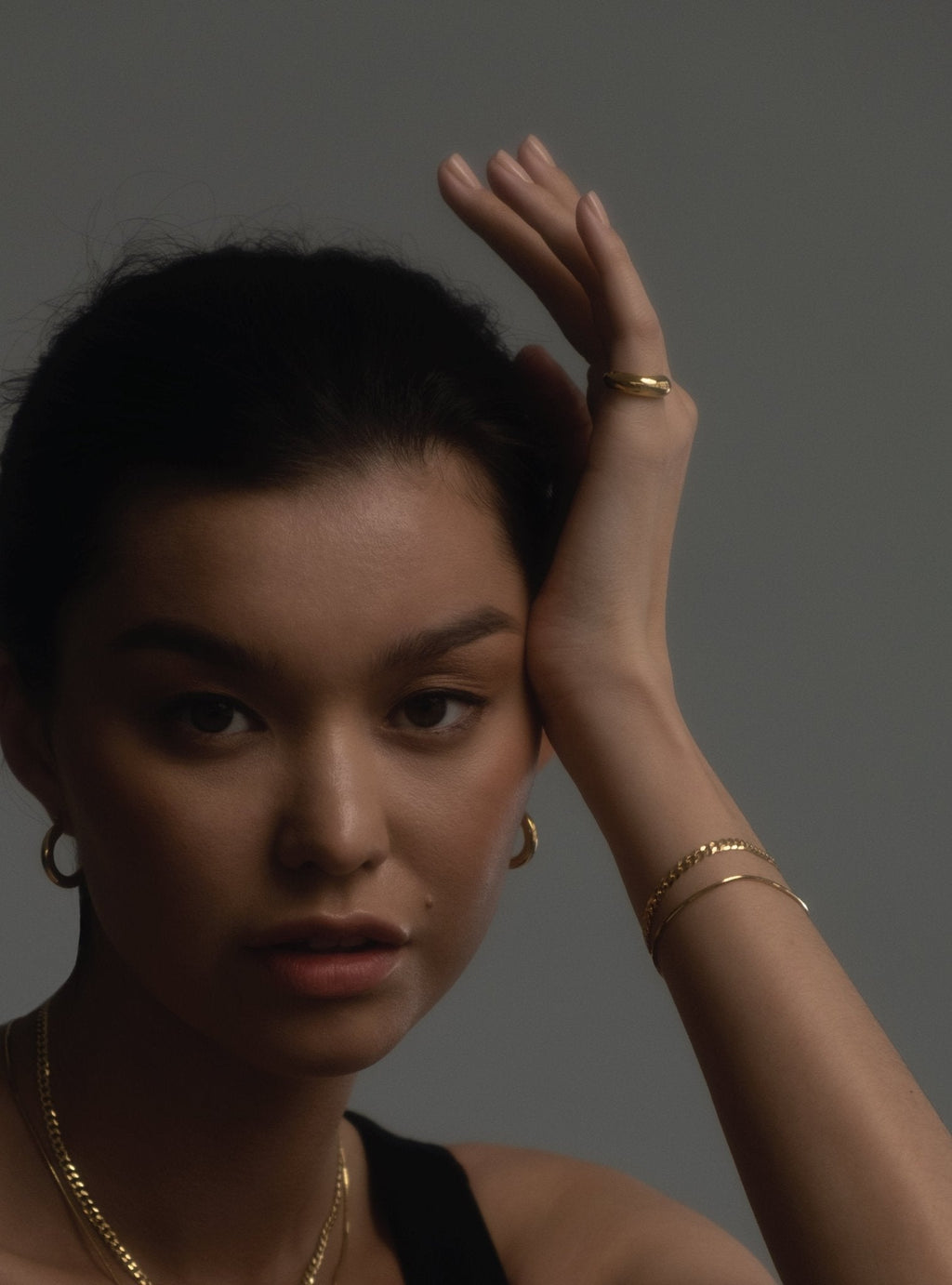SERA SNAKE BRACELET - 14K ITALIAN GOLD VERMEIL - Nejim