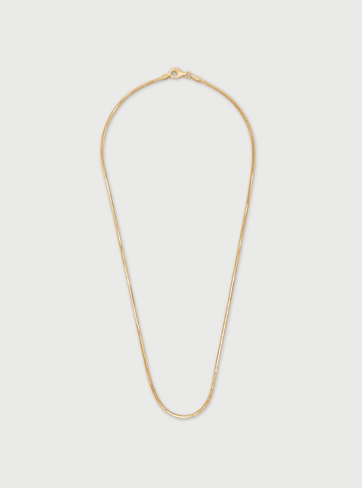 SERA SNAKE CHAIN - 14K ITALIAN GOLD VERMEIL - Nejim