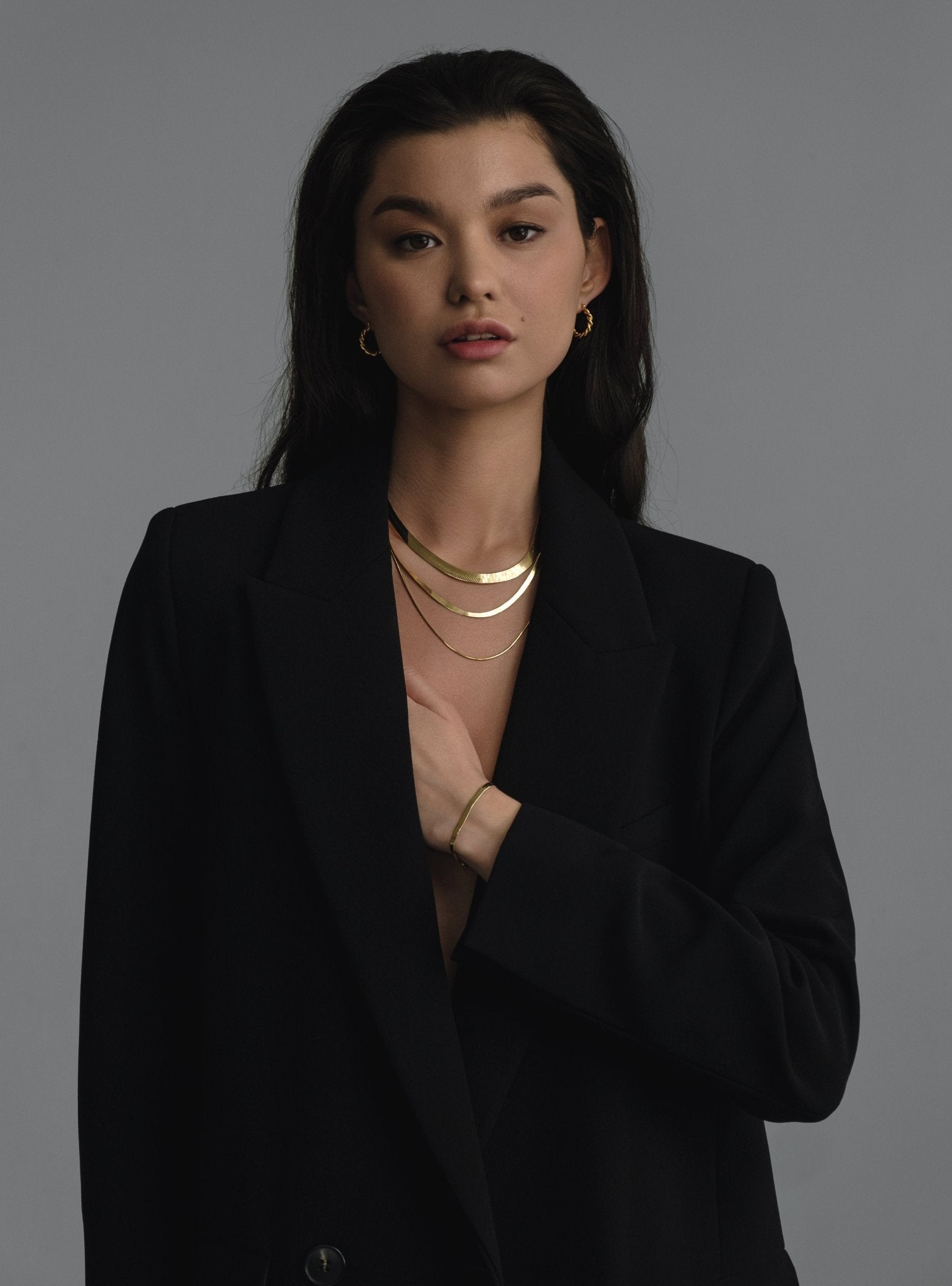 SERA SNAKE CHAIN - 14K ITALIAN GOLD VERMEIL - Nejim