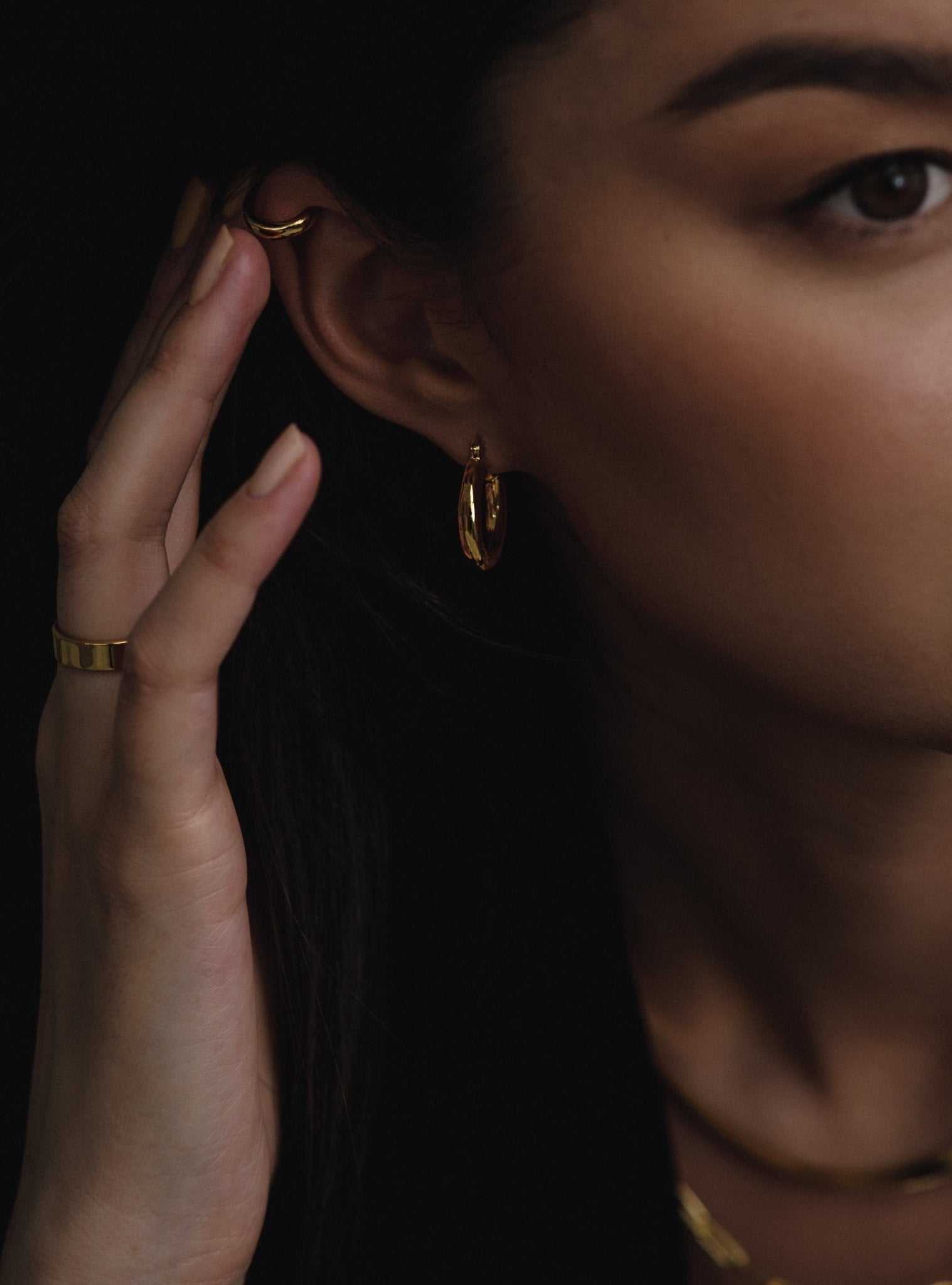 VIDA EAR CUFF - 18k GOLD VERMEIL - Nejim